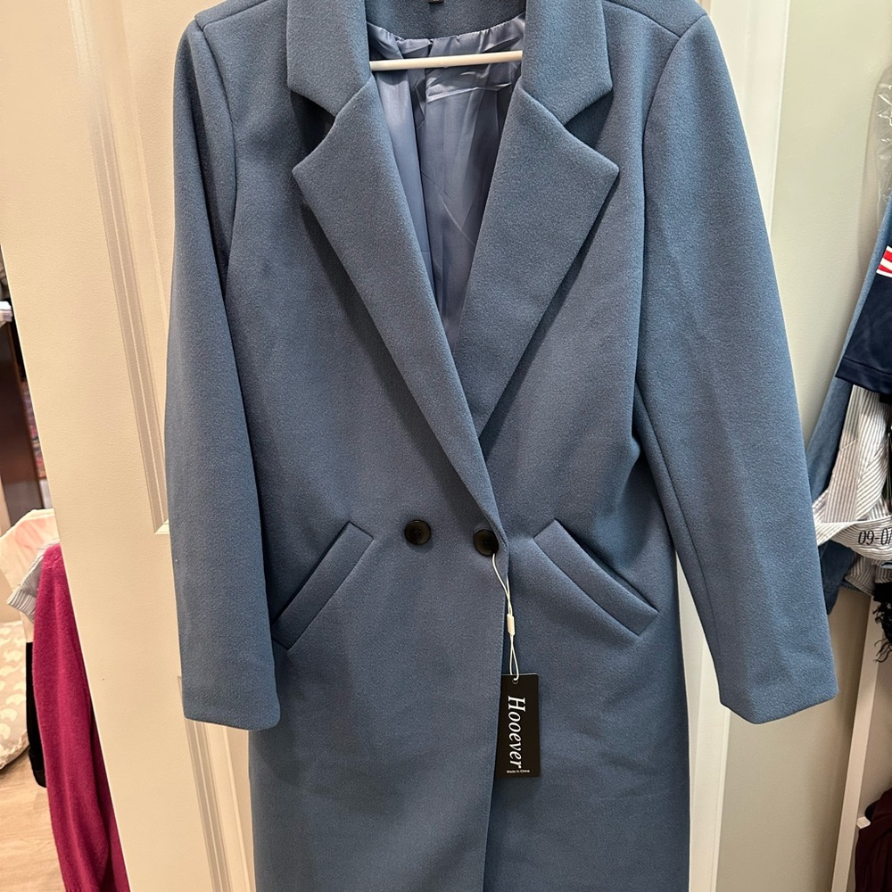 NWT Blue Women's Wool Coat